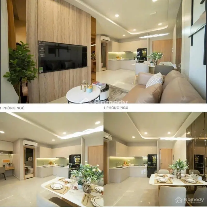 Căn Hộ 1 Phòng Ngủ K Home New City Diện Tích 46,69Ha Nằm Trên Nđường D5
