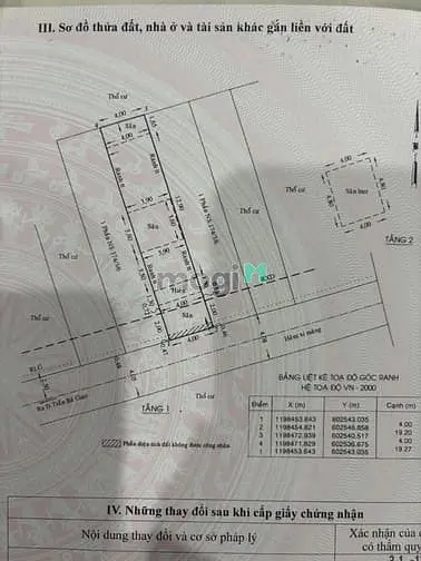 Bán Lô Đất Đẹp Hẻm Xe Tải (4X19) 194/9A Trần Bá Giao P5 Gò Vấp