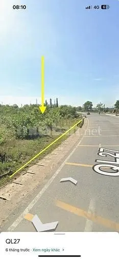 Cần Bán 3 Sào Đất (24M Giá 2Tỷ4) Mặt Tiền Ql27 – Thôn Tân Mỹ, Xã Mỹ
