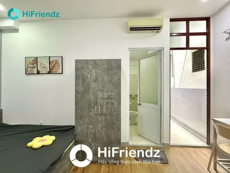 Cho Thuê Phòng Studio 29M2 Giá Rẻ Gần Đh Sư Phạm – Full Nội Thất / Ban Công – Gần Chợ Phạm Văn Hai