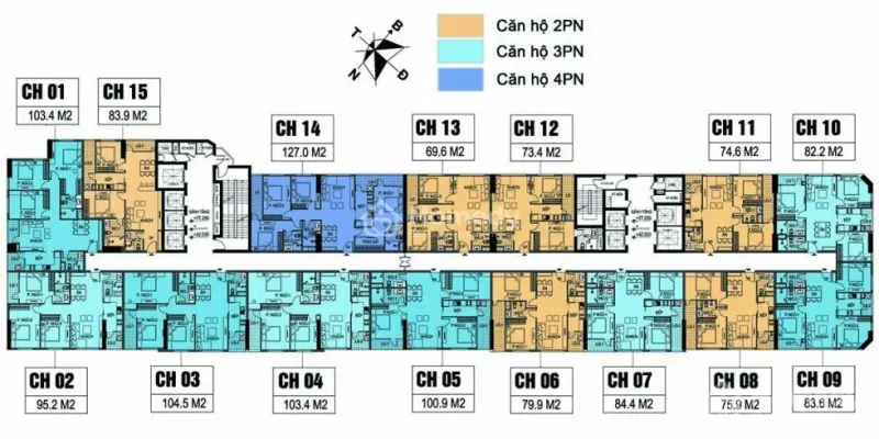 Duy Nhất Căn Hộ Cao Cấp 93M2 Tại The Golden Armor Giảng Võ