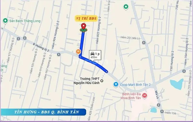 Bán Nhà Mới Hẻm 840/ Hương Lộ 2, Dt 4 X 8M, 3.5 Tấm, 4.35 Tỷ.