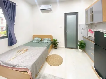 Căn Hộ Studio Full Nội Thất Có Cửa Sổ Lấy Ánh Sáng Gần Đại Học Văn Hiến