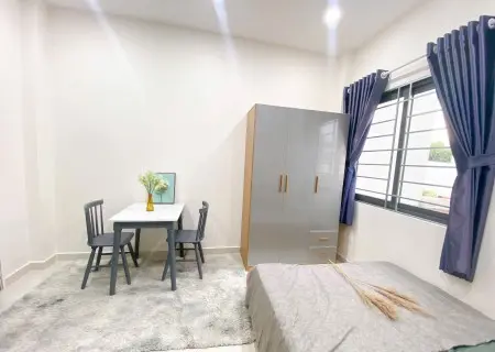 Căn Hộ Studio Full Nội Thất Có Cửa Sổ Lấy Ánh Sáng Gần Đại Học Văn Hiến