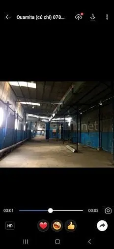 Bán Kho Xưởng 1.350M² Full Nội Thất, Mặt Tiền Nguyễn Thị Rành , Củ Chi