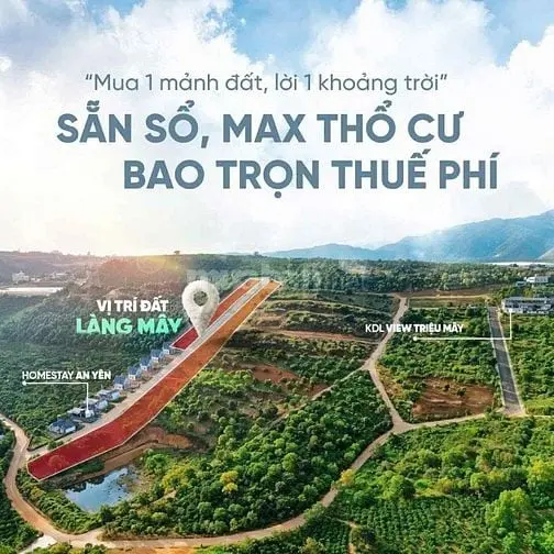 Sẵn Sổ ! Sẵn Sổ !!!!! Đất Siêu Hot View Săn Mây Ấn Tượng Tại Mê Linh,