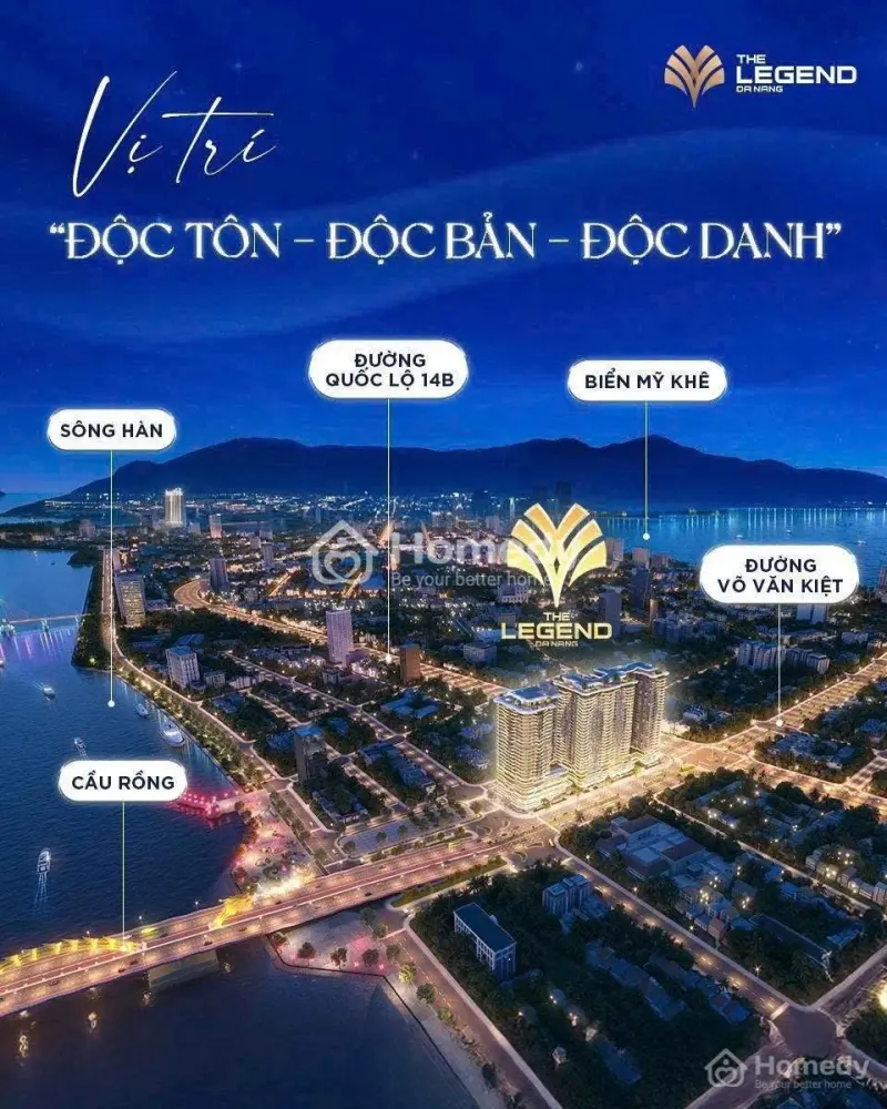 The Legend City Đà Nẵng , Căn Hộ View Biển Và Toàn Thành Phố Giá Ưu Đãi Hơn Thị Trường 500Tr