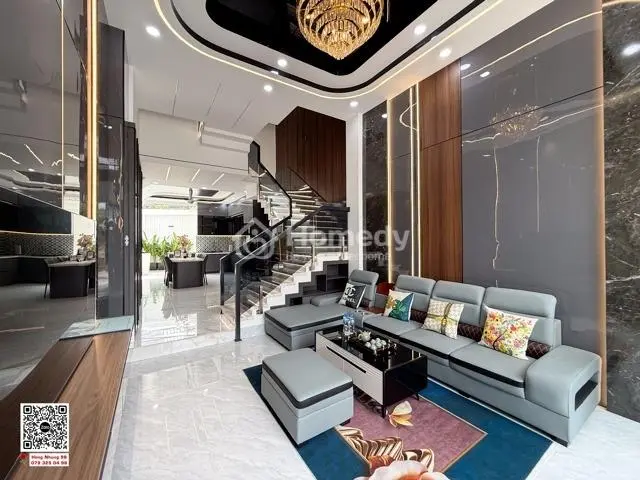 🏘Nhà Mới Full Nội Thất, Hxh 10M Đường Thạnh Xuân 25, 4 Tầng, Có Phòng Xông Hơi. Tl Hơn 7 Tỷ Xíu