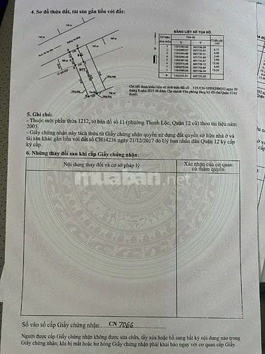 Đất Chính Chủ. Shr. Thạnh Lộc 37. 2 Lô Liền Kề. Giá: 4.65 Tỷ
