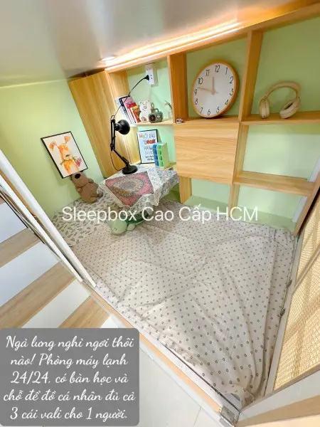 ⭐Sleepbox Cao Cấp Quận 12 – Cho Sinh Viên & Người Đi Làm⭐