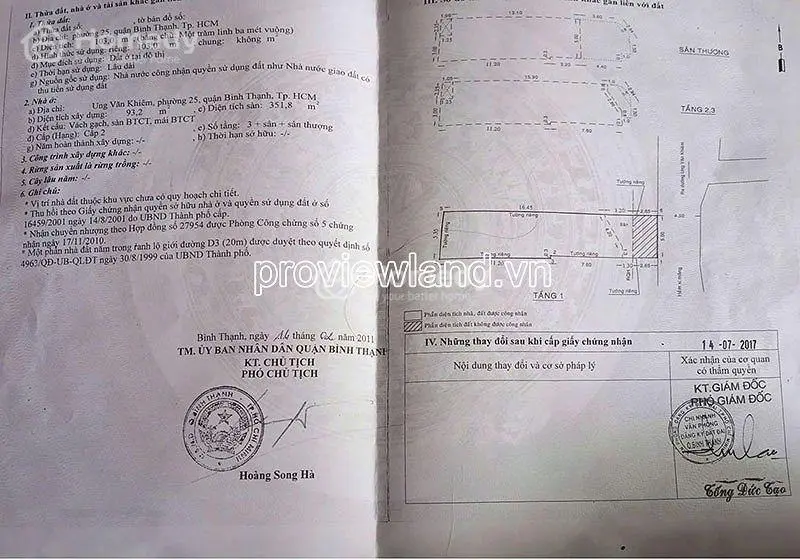 Bán Nhà Ung Văn Khiêm Bình Thạnh, 116M², 3 Tầng, Giá 18,7 Tỷ, Sổ Hồng
