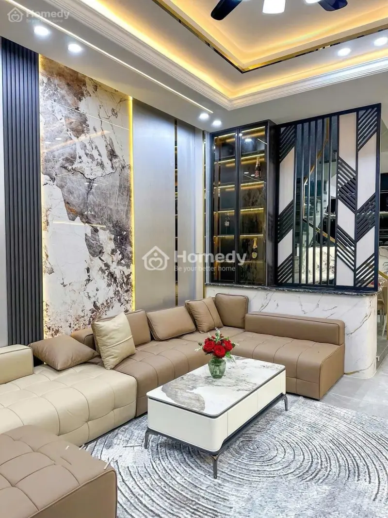 Bán Nhà 2 Lầu Mới 100% Full Nội Thất Đẹp Như Hình Ngay Kdc Hồng Loan Hướng Đông Nam