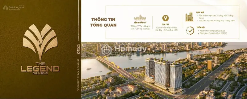 The Legend Đà Nẵng: Căn 2Pn, 75M2 + View Paranoma Ngắm Pháo Hoa Quốc Tế+ Ck Đến 13%