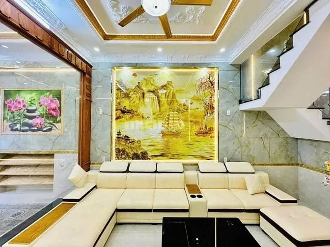 Nhà Mới Đẹp, Đường Rộng, 3 Lầu, 4Pn, Hiệp Thành 35,Q12 Giá Chỉ 4,25 Tỷ