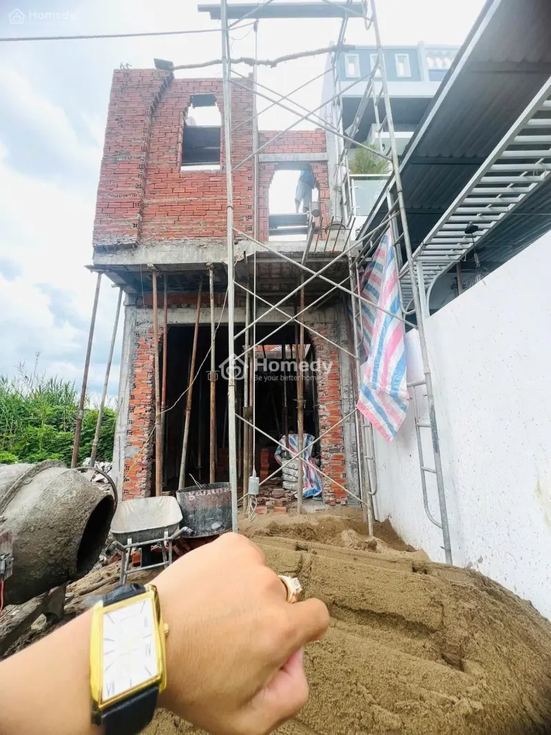Bán Nhà Trệt Lầu ( 4Phòng Ngủ) Oto Đậu Trong Sân Nhà - Sân Sau Giặt Phơi -Gần Bệnh Viện Số 10