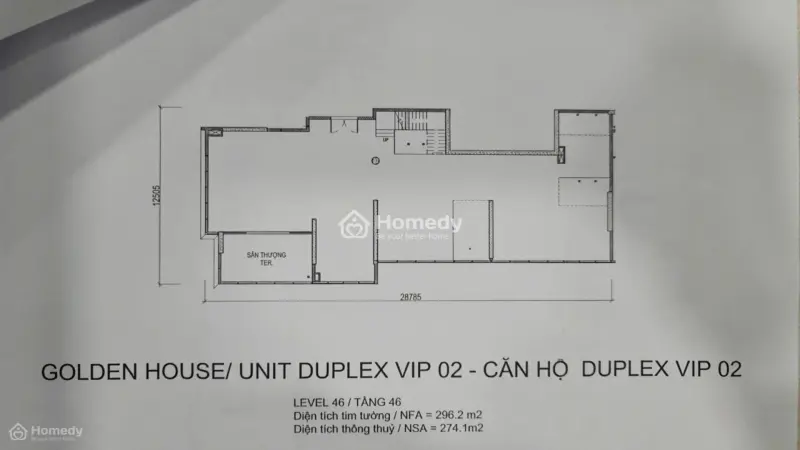 Đẳng Cấp Penthouse Sunwah Pearl Có Sảnh Và Thang Máy Riêng, Duplex 2 Tầng Với 561M2. Lh: 0934126***