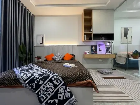 Cho Thuê Căn Hộ 1Pn Ban Công 40M2 Ngay Cạnh Lotte Mart