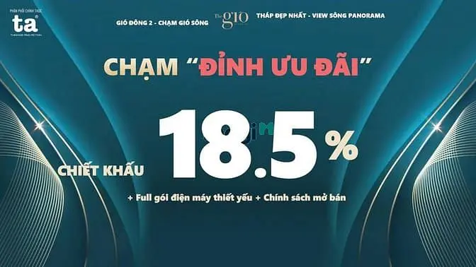Nhận Đặt Chỗ Căn Hộ The Gió-Tháp Gió Đông 2 Giá Chỉ 48Tr/M2.Hỗ Trợ Vay
