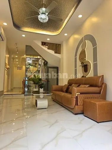 ⭐️Nhà 4 Lầu Tuyệt Đẹp Thang Máy Cao Cấp Hẻm Xe Hơi 5M Lê Văn Sỹ, P1,