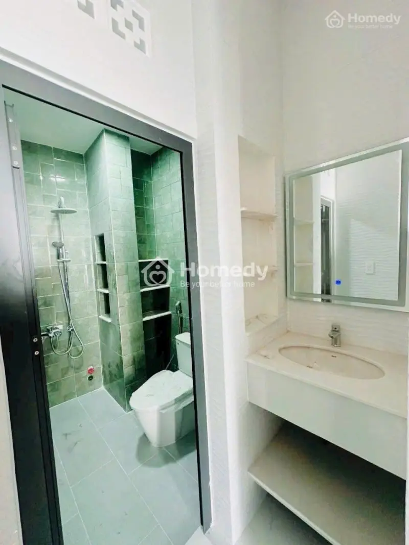 Bán Nhà Lầu Mới 100% Đang Hoàn Thiện Lộ Oto Đậu Trước Nhà Sổ Hồng Hoàn Công Giá Chính Chủ