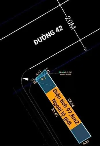 Bán Đất Mặt Tiền Đường Số 42, Bình Trưng Đông Quận 2 Đường 20M
