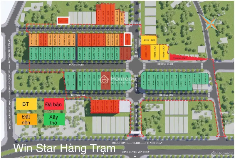 Chính Chủ Bán Lô Đất Nền Đã Có Sổ Đường Trần Hưng Đạo, Hàng Trạm, Hoà Bình. Lh 0949.856.***