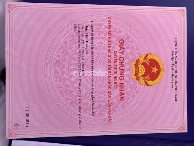Đất Thổ Cư 100% Cần Bán Giá Rẻ