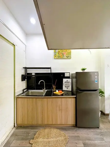 Thuê Ngay Căn Hộ Có Gác Nguyễn Kiệm Ban Công Full Nội Thất Gỗ Ấm Giáp Sân Bay