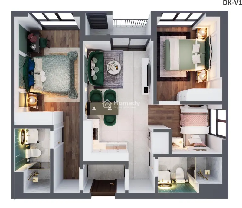 Bán Chung Cư Sentosa Căn Dukey Vị Trí Đẹp - Giá Đầu Tư Tại Thời Điểm Lh:0783.599.***