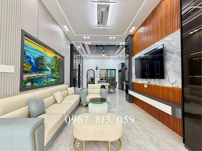 Nhà Bên Ubp Và Trường Học, Dt:5X17,5M, Trệt, 3Lầu, 4Pn, Gara Ôtô, P/Th