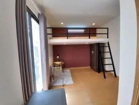 Cho Thuê Duplex Có Ban Công - Full Nội Thất - Không Giới Hạn Người Ở Ngay Học Viện Hàng Không Tb