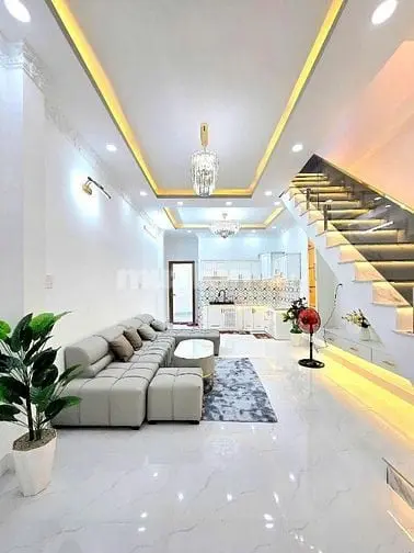 Bán Nhà Đẹp,, 1 Lầu - Mặt Vị Trí : Hẻm 4M.huỳnh Tấn Phát