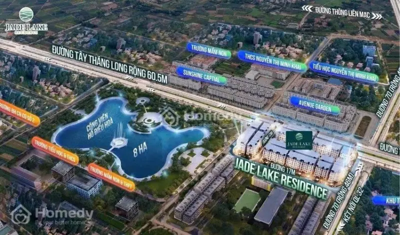 Jade Lake Residence – Lựa Chọn An Cư Đẳng Cấp Và Đầu Tư Kinh Doanh Tại Tây Tựu Hà Nội