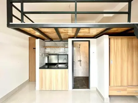 Phòng Gác Lửng Mới Xây 25M2 Đầy Đủ Tiện Nghi Nội Thất Mới