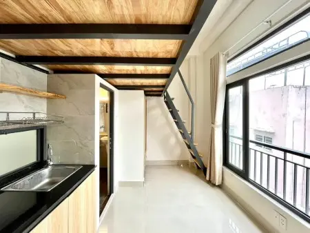 Phòng Gác Lửng Mới Xây 25M2 Đầy Đủ Tiện Nghi Nội Thất Mới