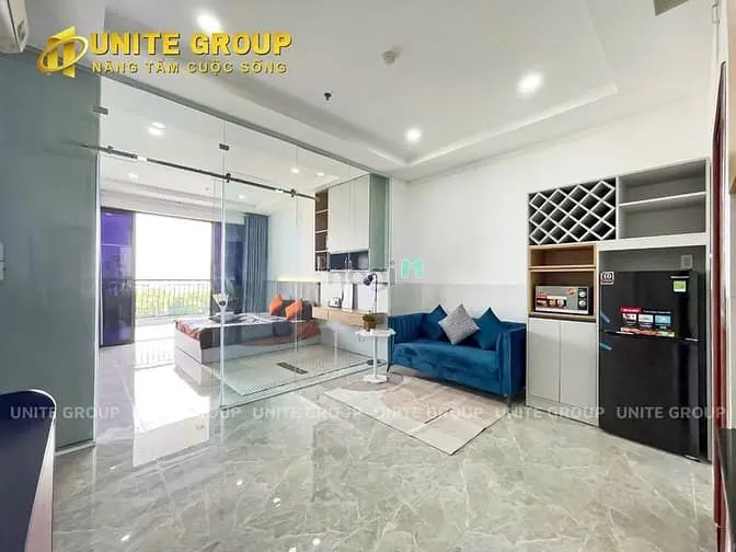 Cho Thuê Căn Hộ, 1Pn Ban Công View Sông Cực Đẹp, Full Nội Thất.