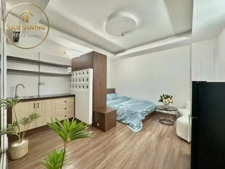 Cho Thuê Căn Hộ Studio Phan Xích Long Full Nội Thất, Tách Bếp, Giáp Bình Thạnh- Khu Ăn Uống Vạn Kiếp
