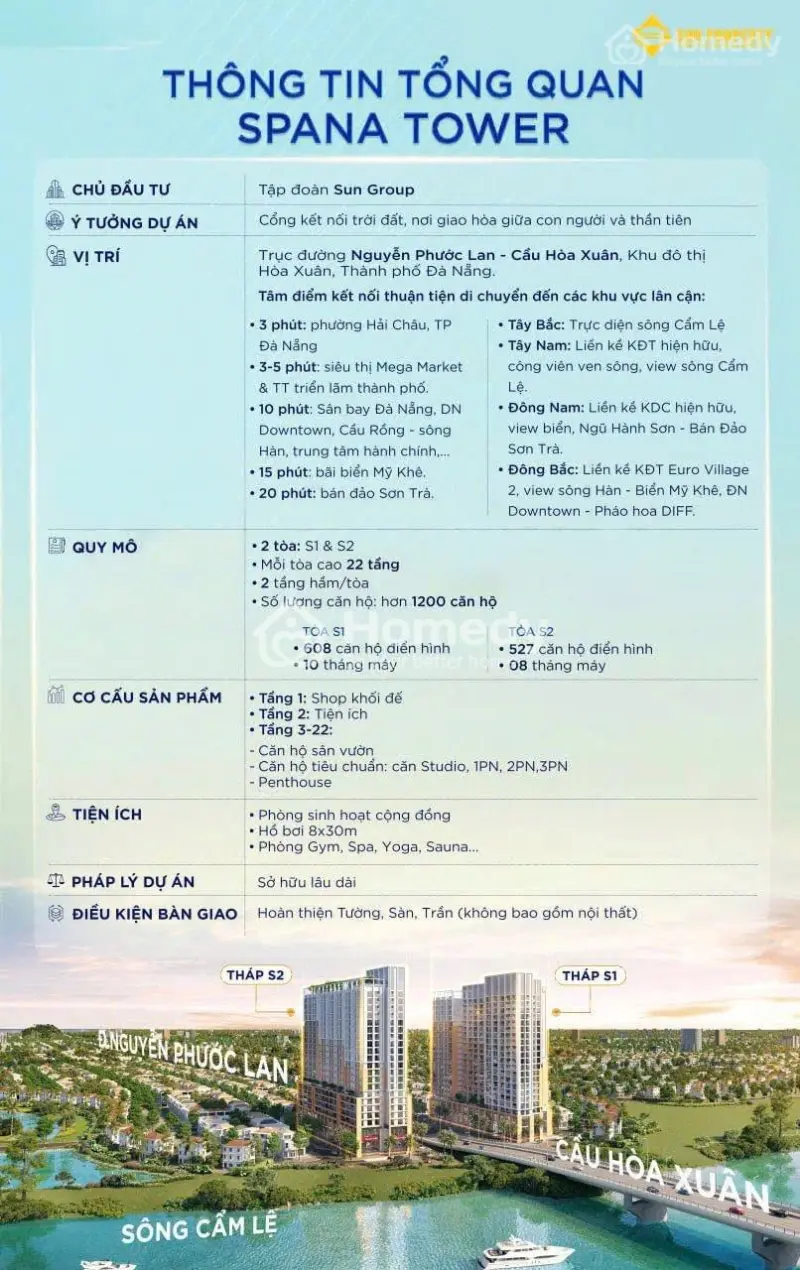 Sun Spana Tower Đà Nẵng - Tòa Căn Hộ Cao Cấp Đầu Tiên Tại Hòa Xuân