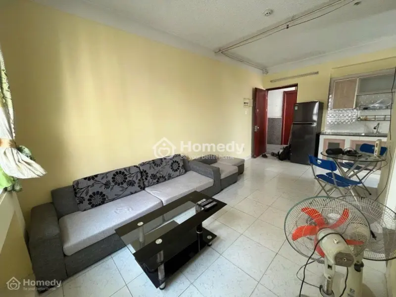Chung Cư Vũ Huy Tấn, P3, Bt: 8Tr5/Th, 1P Ngủ, Full Nội Thất, 75M2