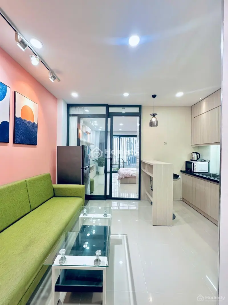 Cho Thuê Căn Hộ Gần Cầu Ông Lãnh_Chợ Bến Thành_Nowzone_Hẻm Ô Tô_Full Nội Thất_Dụng Cụ Bếp