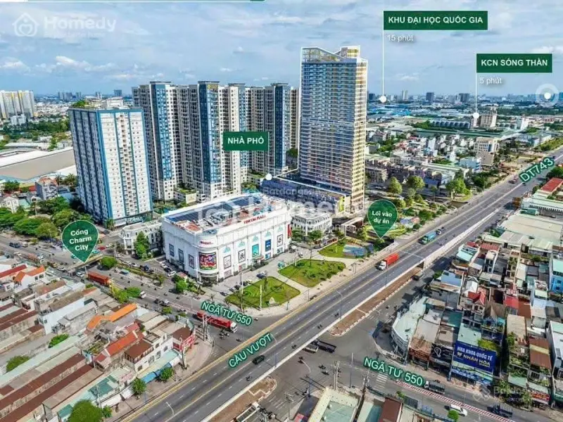 Ưu Đãi Sốc! The Infinity Dĩ An 2Pn Thanh Toán 10% Đến Khi Nhận Nhà, Quà Nội Thất 144Tr