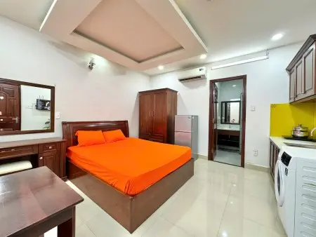 Phòng 30M2 Full Nội Thất Gỗ Cao Cấp Tiện Nghi
