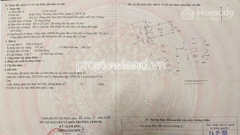 Bán Biệt Thự Sang Trọng Xuân Thủy Thảo Điền, Hầm + 4 Lầu, 82 Tỷ