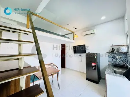 Cho Thuê Phòng Trọ Có Gác Cao Full Nội Thất 35M2 Có Ban Công - Máy Giặt Riêng Nguyễn Văn Đậu Gần Q1