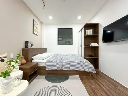 Căn Hộ Dịch Vụ Studio Tách Bếp Quận 5
