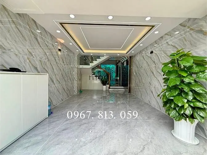 Nhà Mới Đường Tx 25, Dt:4X13M, Lửng, 3 Lầu, 4Pn, 5Vs, Sân Thượng, Gara