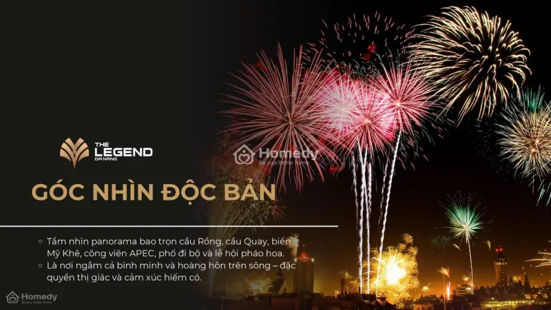 ✨ Legend Đà Nẵng – Căn 2Pn Duy Nhất View Bao Trọn Sông Hàn Về Hướng Tây, Tặng Ngay 500 Triệu