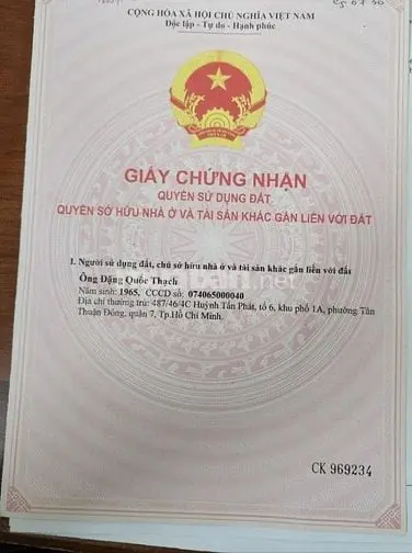 Bán Đất Tại Cát Lái.quận 2.Gần Cụm Trường Học.có 2 Lô Liền Kề.giá 70Tr