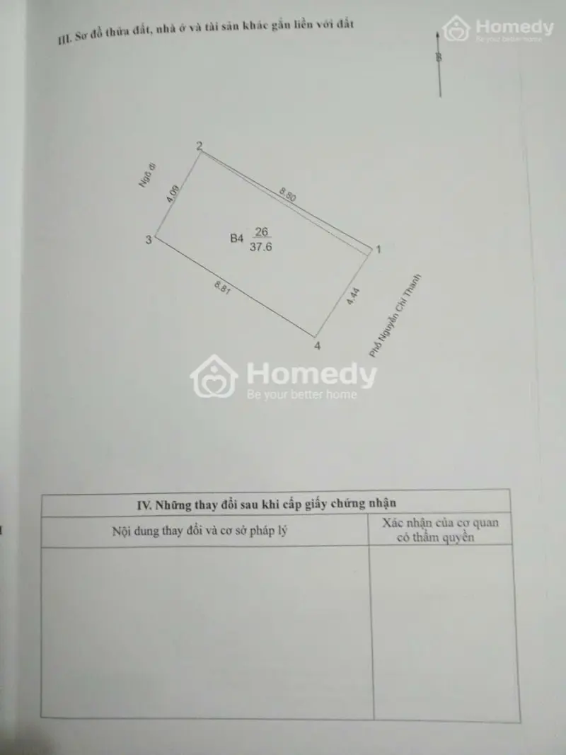 Nhà Mặt Phố Nguyễn Chí Thanh 4 Tầng 40M 14,6 Tỷ