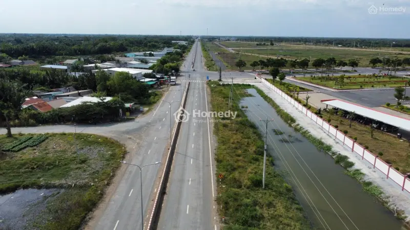 Cần Bán 11050M2 Đất Góc 3 Mặt Tiền 90M Đường Dt19, Gần Cảng Quốc Tế Tân Tập Long An Giá 45Ty Tl